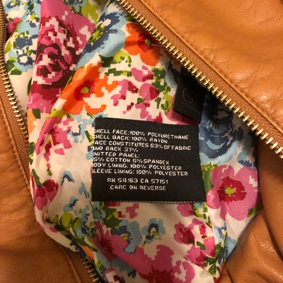 Women’s Faux-Leather Jacket - Picture 4 of 4